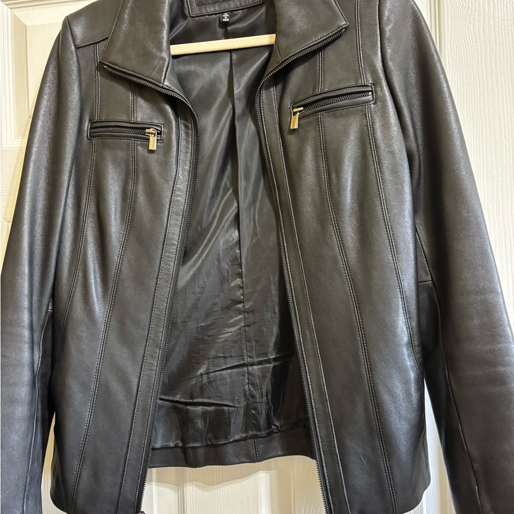 Avanti Black Leather Jacket